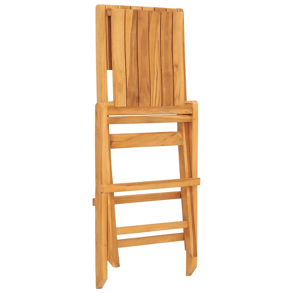 Klappstoler 8 stk 47x62x90 cm heltre teak