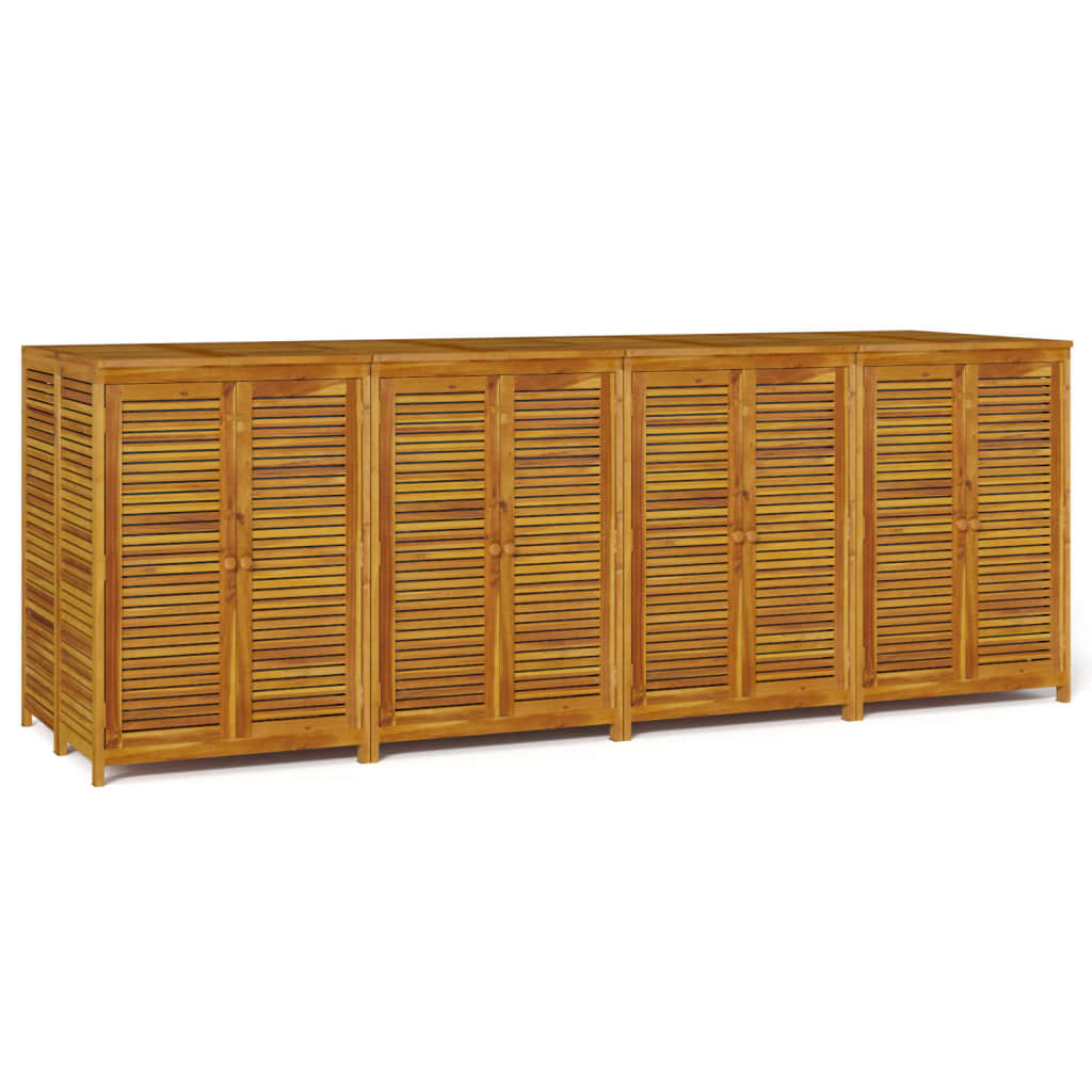 Putekasse 280x87x104 cm heltre akasie
