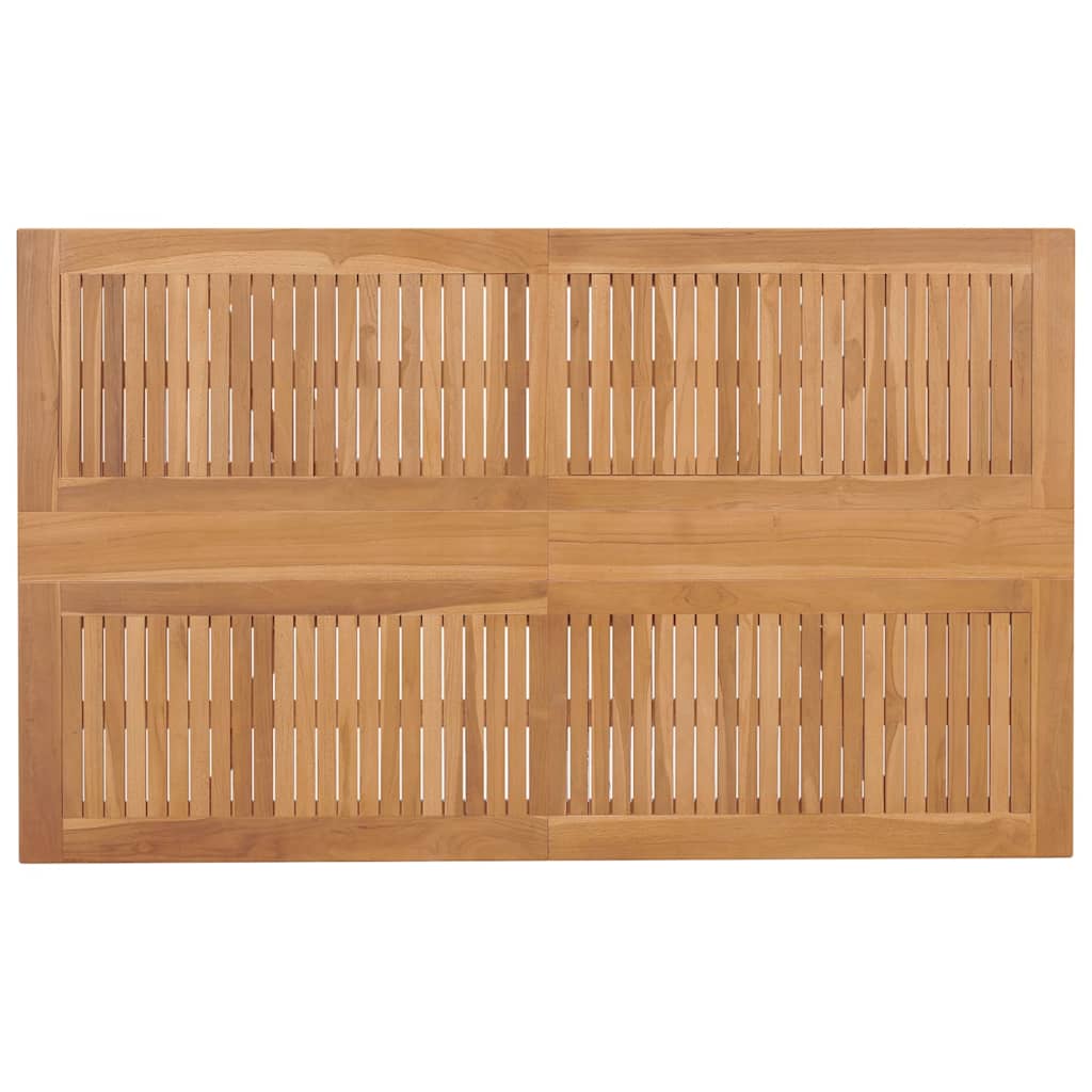 Hage Spisegruppe 7 pcs Brun Massivt Teaktre