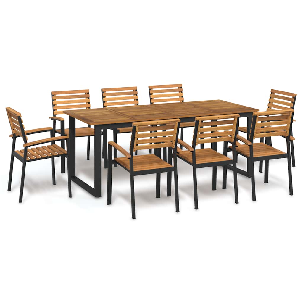 Hagespisegruppe 9 deler heltre akasie og metal