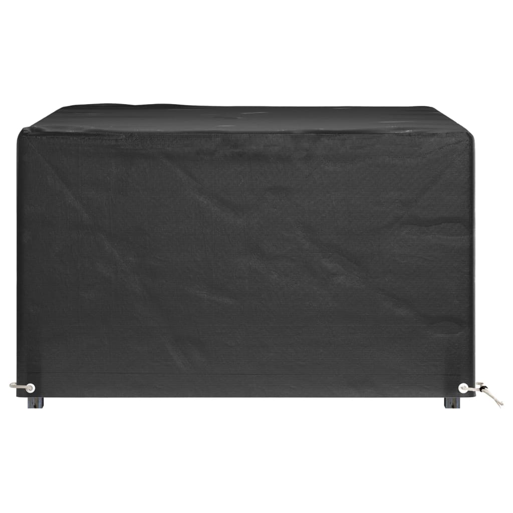 Hagemøbeltrekk 2 stk 8 maljer 132x132x80 cm firkantet vidaXL
