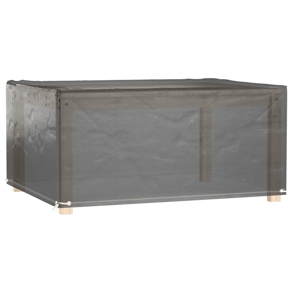 Hagemøbeltrekk 2 stk 8 maljer 160x120x75 cm rektangulær vidaXL