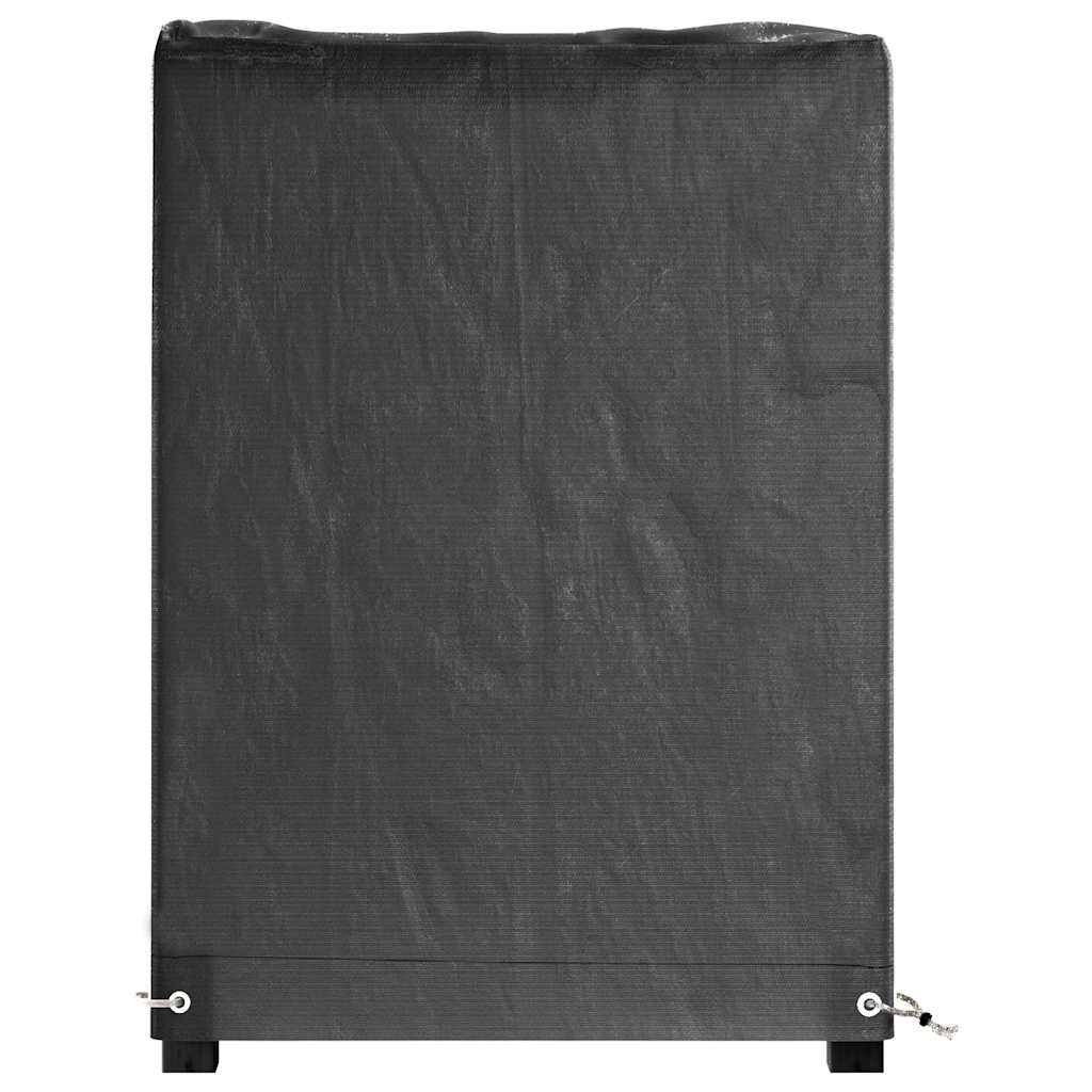 Hagemøbeltrekk 2 stk 8 maljer 160x120x75 cm rektangulær vidaXL