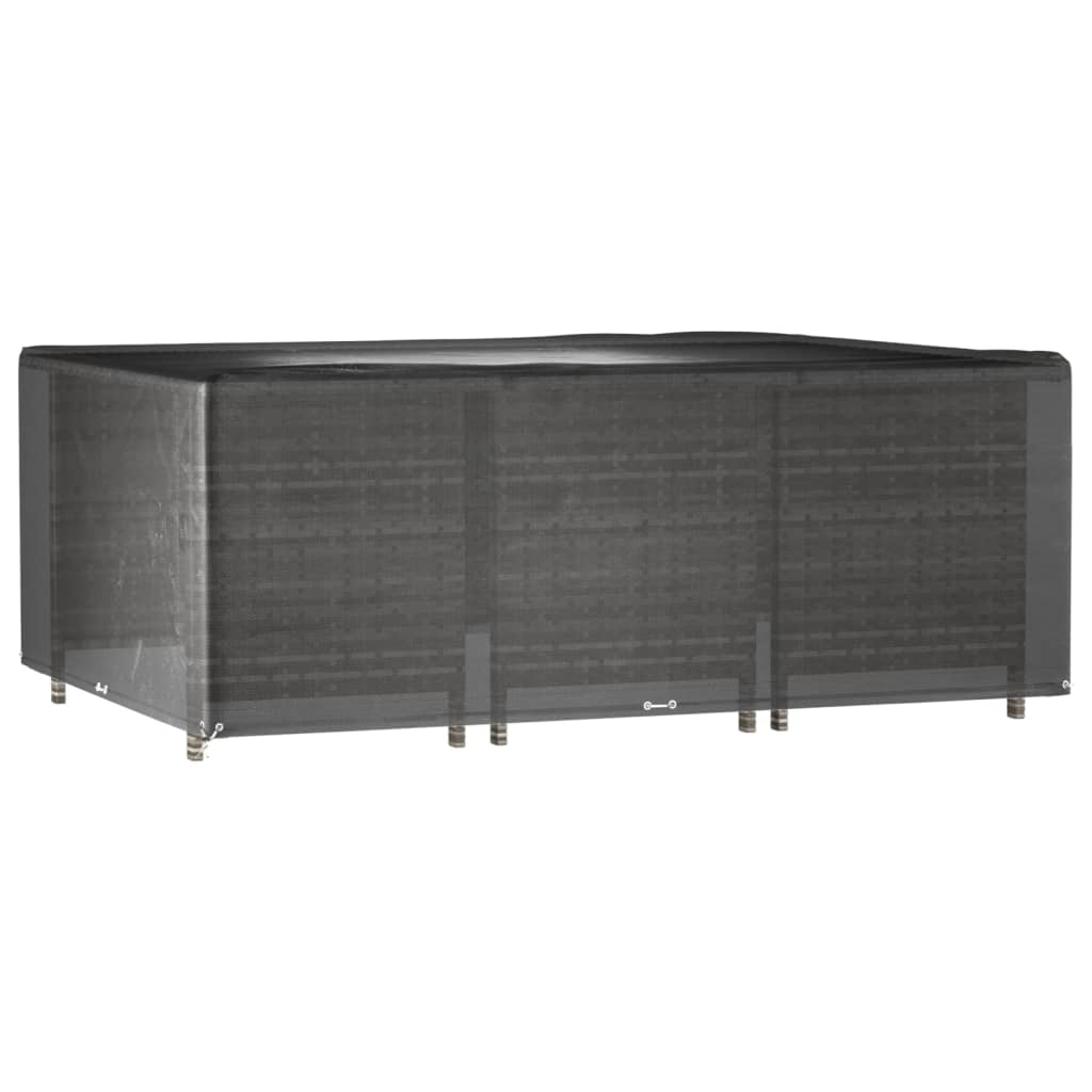 Hagemøbeltrekk 2 stk 16 maljer 278x204x105 cm rektangulær vidaXL