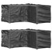 L-formet hagemøbeltrekk 2 stk 16 maljer 215x215x90 cm