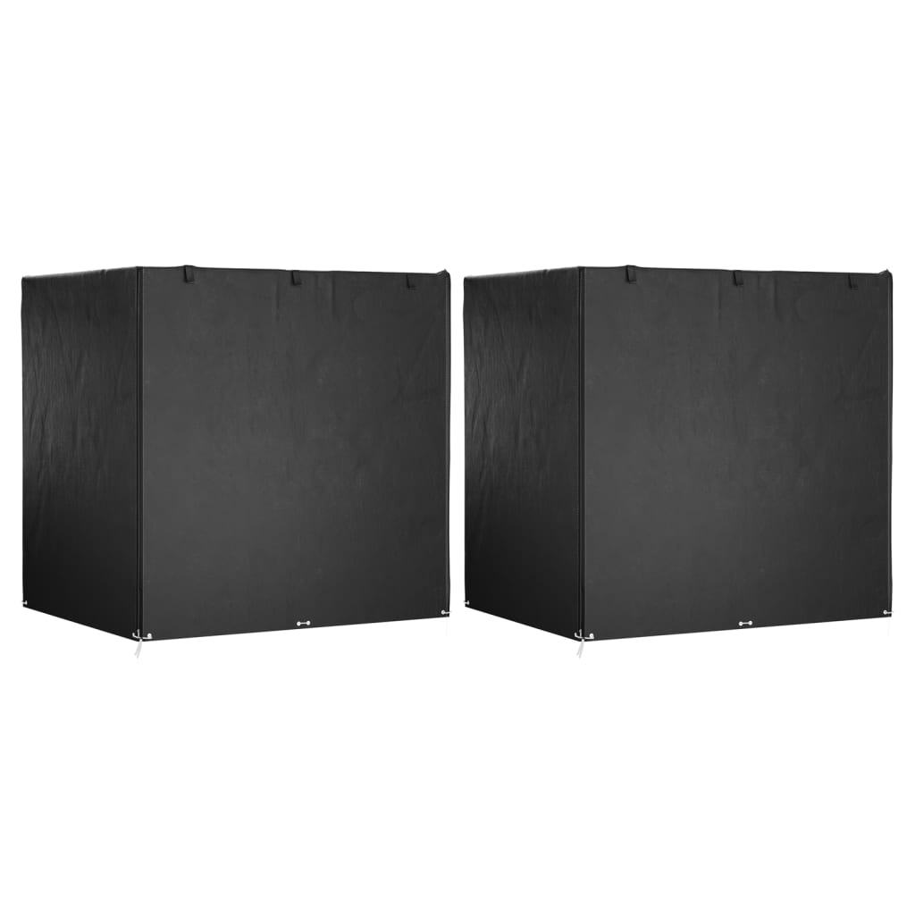 Trekk til huskebenk 2 stk 12 maljer 220x177x220 cm polyetylen vidaXL