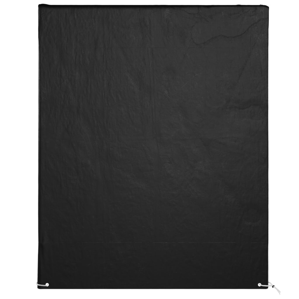 Trekk til huskebenk 2 stk 12 maljer 220x177x220 cm polyetylen vidaXL
