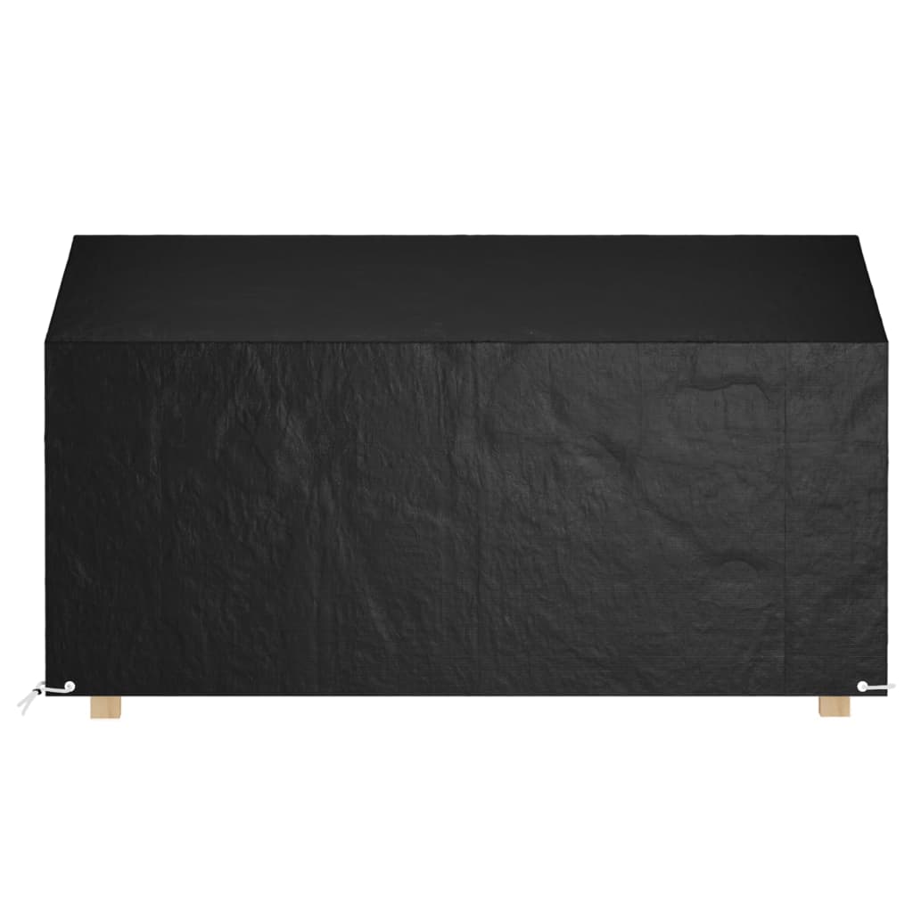 Trekk til hagebenk 2 stk 8 maljer 190x70x70/88 cm polyetylen vidaXL