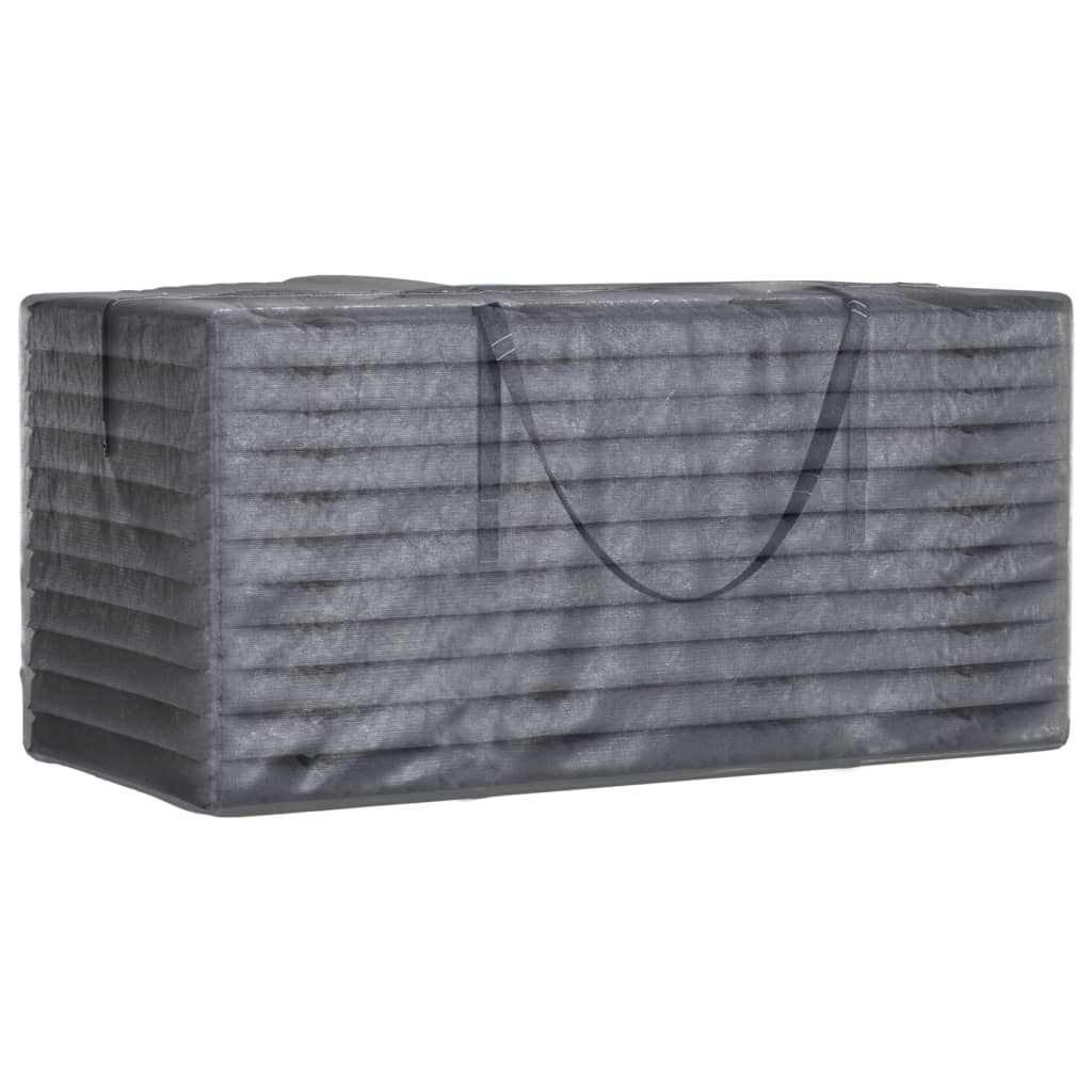 Poser til hageputer 2 stk svart 150x75x75 cm polyetylen vidaXL