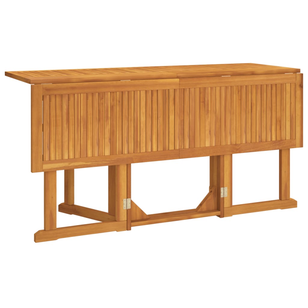 Sammenleggbart sommerfuglbord for hage 150x90x75 cm heltre teak