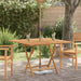 Sammenleggbart hagebord 110x110x75 cm heltre teak
