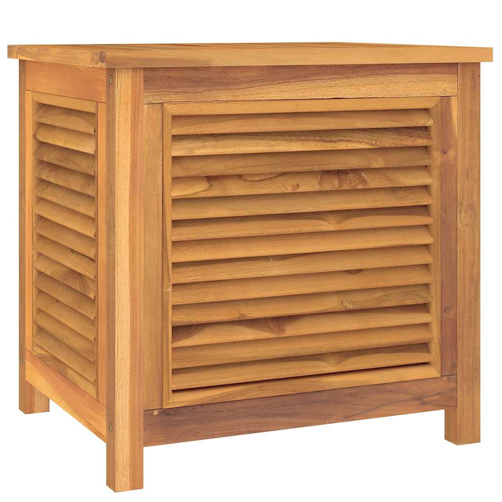 Putekasse med pose 60x50x58 cm heltre teak vidaXL