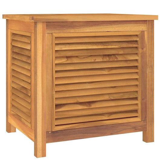 Putekasse med pose 60x50x58 cm heltre teak vidaXL