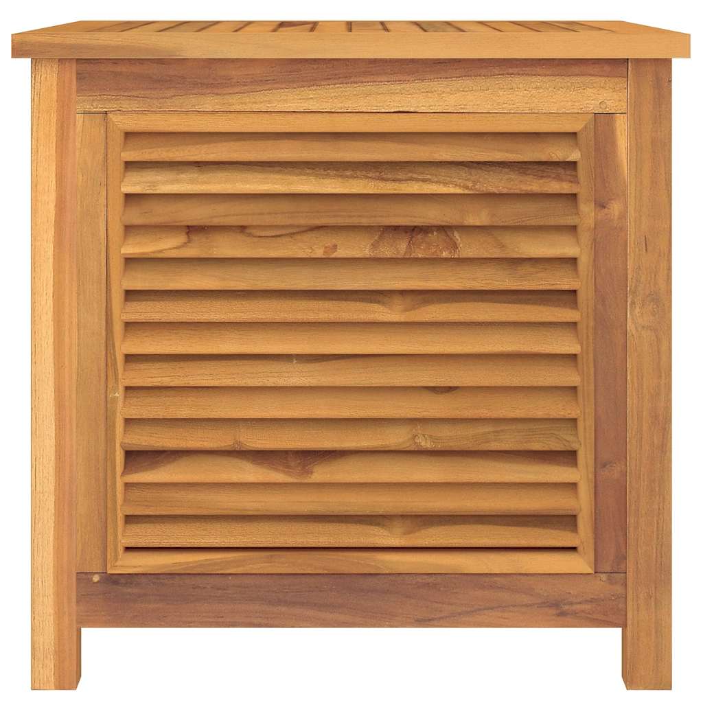 Putekasse med pose 60x50x58 cm heltre teak vidaXL