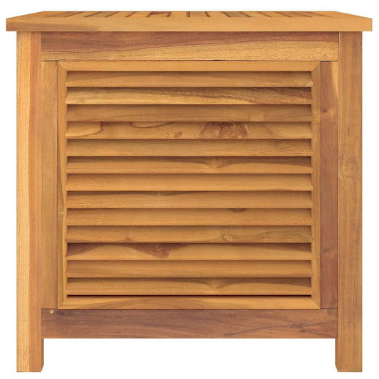 Putekasse med pose 60x50x58 cm heltre teak vidaXL