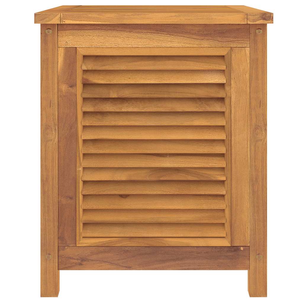 Putekasse med pose 60x50x58 cm heltre teak vidaXL