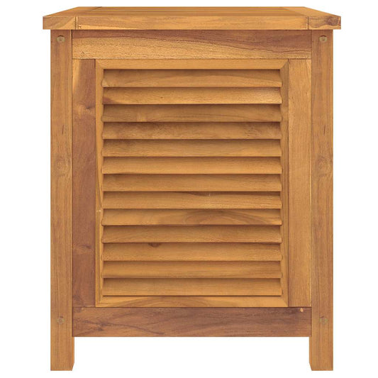 Putekasse med pose 60x50x58 cm heltre teak vidaXL
