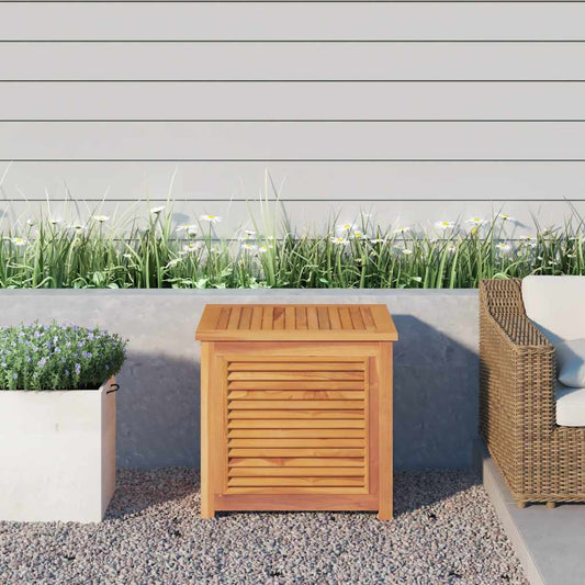 Putekasse med pose 60x50x58 cm heltre teak vidaXL