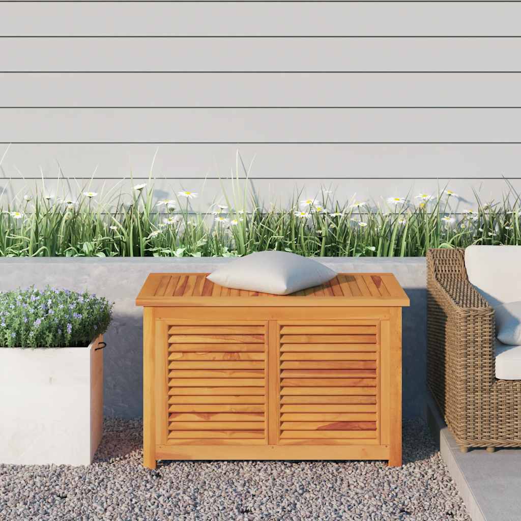 Putekasse med pose 90x50x58 cm heltre teak