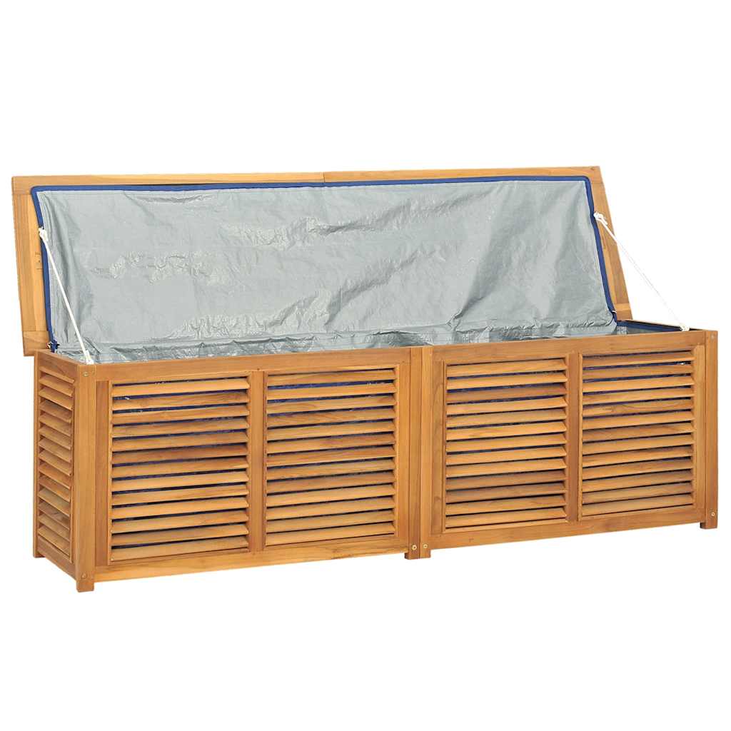 Putekasse med pose 175x50x55 cm heltre teak