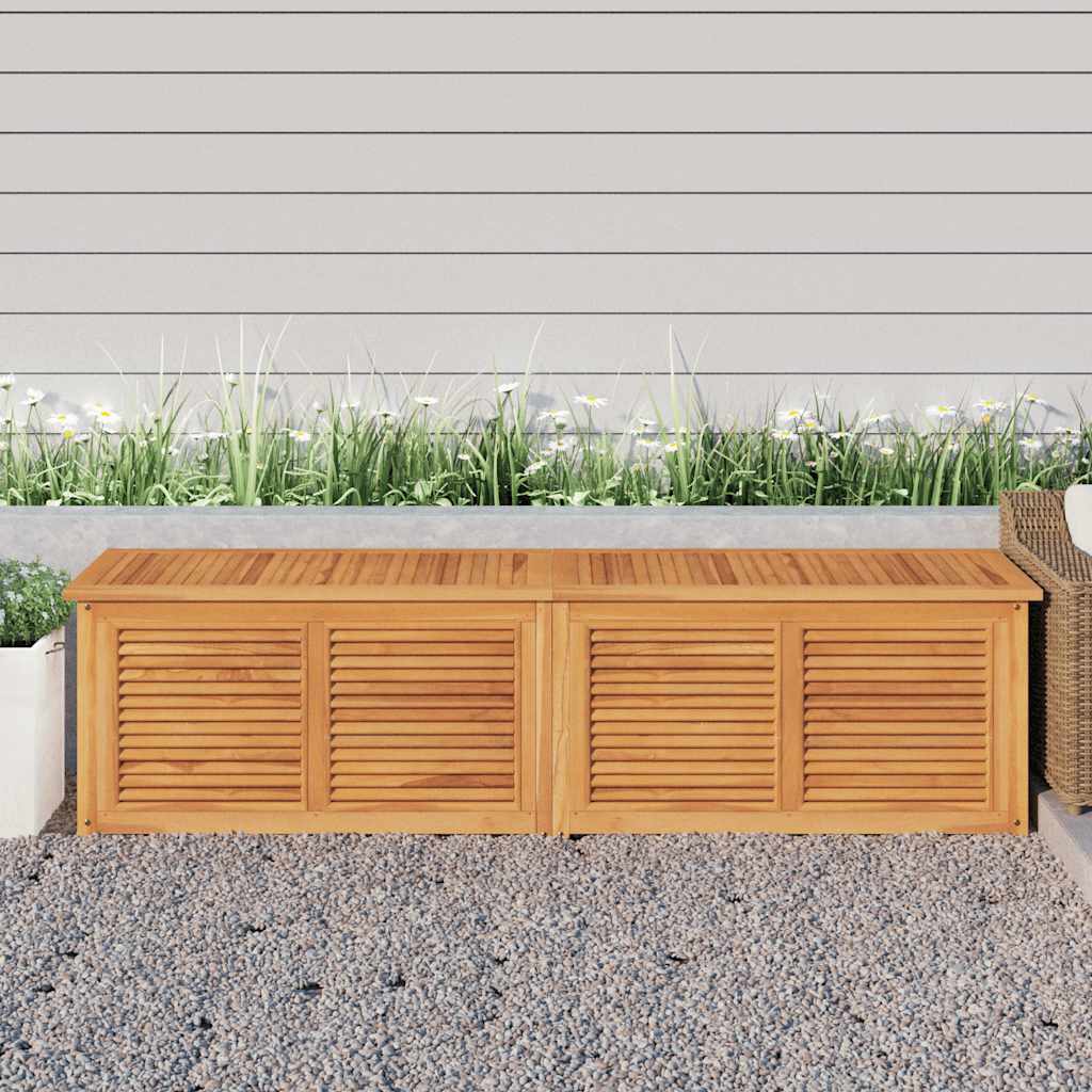 Putekasse med pose 200x50x55 cm heltre teak