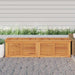 Putekasse med pose 200x50x55 cm heltre teak