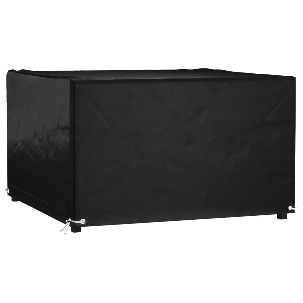 Hagemøbeltrekk 8 maljer 132x132x80 cm firkantet vidaXL