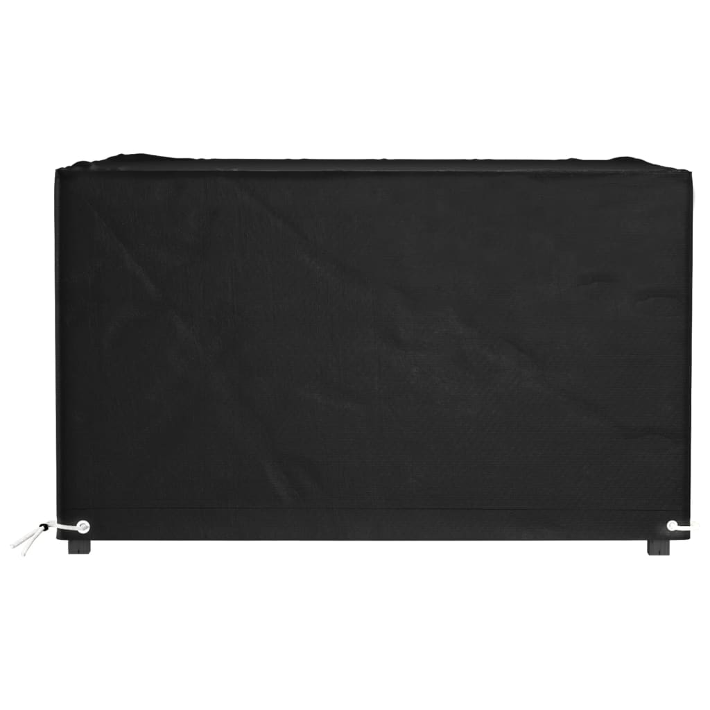 Hagemøbeltrekk 8 maljer 132x132x80 cm firkantet vidaXL