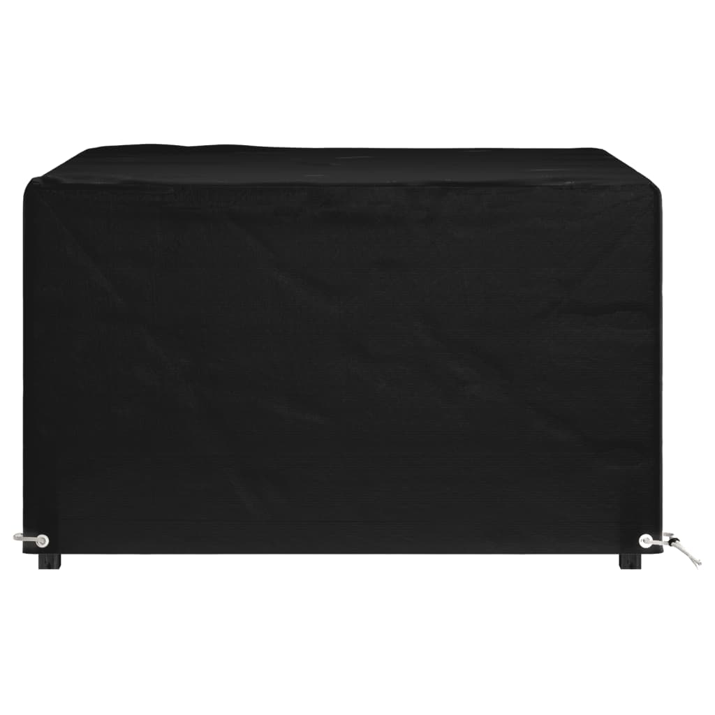 Hagemøbeltrekk 8 maljer 132x132x80 cm firkantet vidaXL