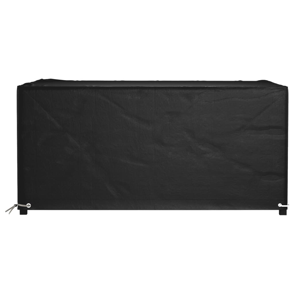 Hagemøbeltrekk 8 maljer 160x120x75 cm rektangulær vidaXL