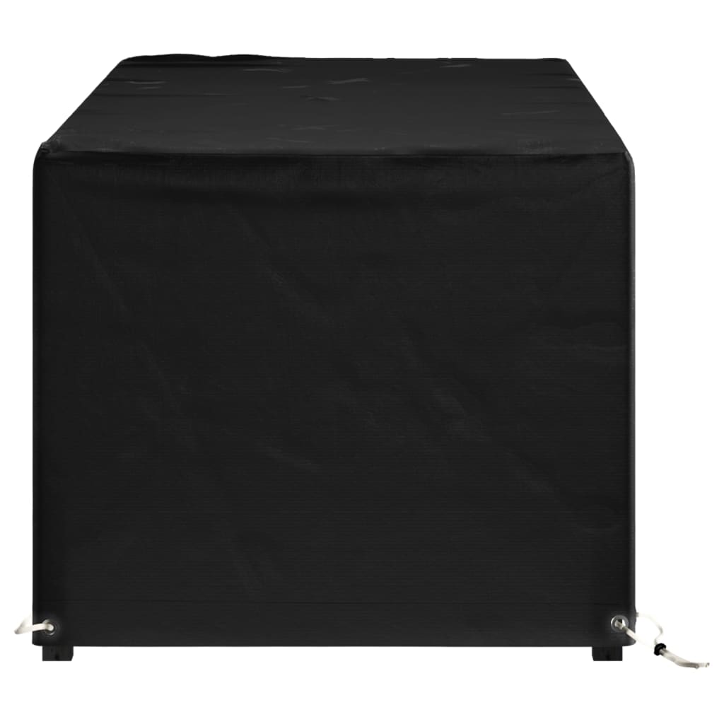 Hagemøbeltrekk 8 maljer 192x82x65 cm rektangulær