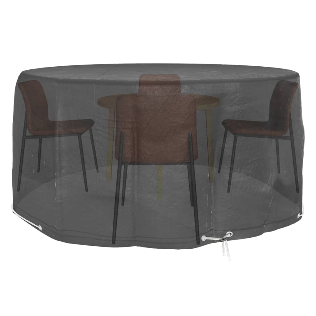 Hagemøbeltrekk 10 maljer Ø230x90 cm rund vidaXL
