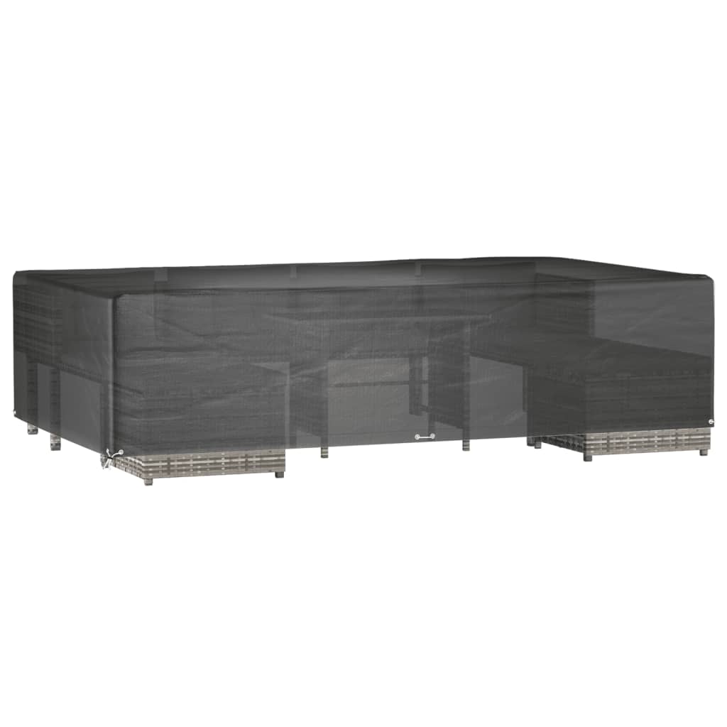 Hagemøbeltrekk 12 maljer 315x180x75 cm rektangulær vidaXL