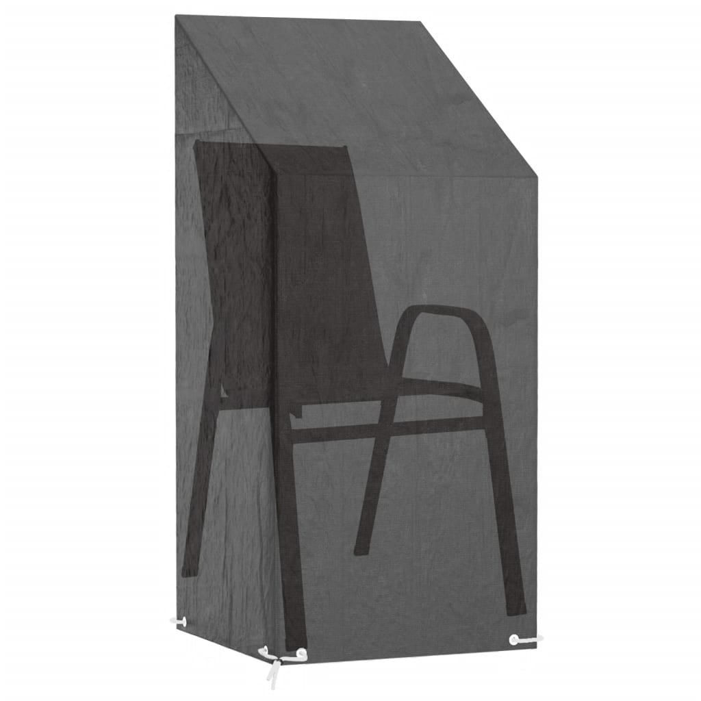 Trekk til utestol 8 maljer 65x65x110/150 cm polyetylen vidaXL