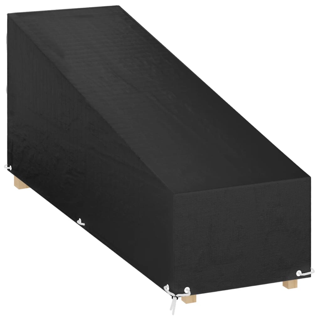 Solsengtrekk 12 maljer 200x65x35/60 cm polyetylen vidaXL