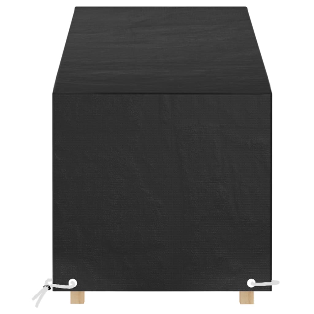 Solsengtrekk 12 maljer 200x65x35/60 cm polyetylen vidaXL