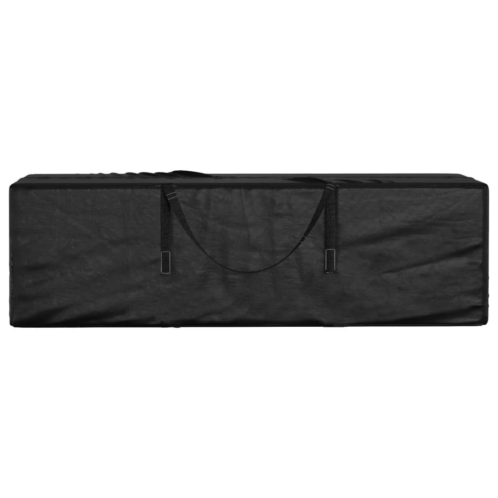 Oppbevaringspose for hageputer svart 135x40x55 cm polyetylen vidaXL