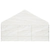 Paviljong med tak hvit 4,46x5,88x3,75 m polyetylen