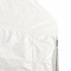 Paviljong med tak hvit 4,46x5,88x3,75 m polyetylen