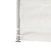 Paviljong med tak hvit 4,46x5,88x3,75 m polyetylen
