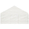 Paviljong med tak hvit 11,15x5,88x3,75 m polyetylen
