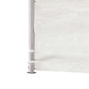 Paviljong med tak hvit 15,61x5,88x3,75 m polyetylen