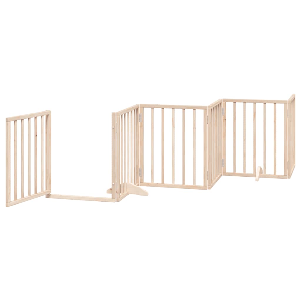 Hundeport sammenleggbar 9 paneler 450 cm poppeltre