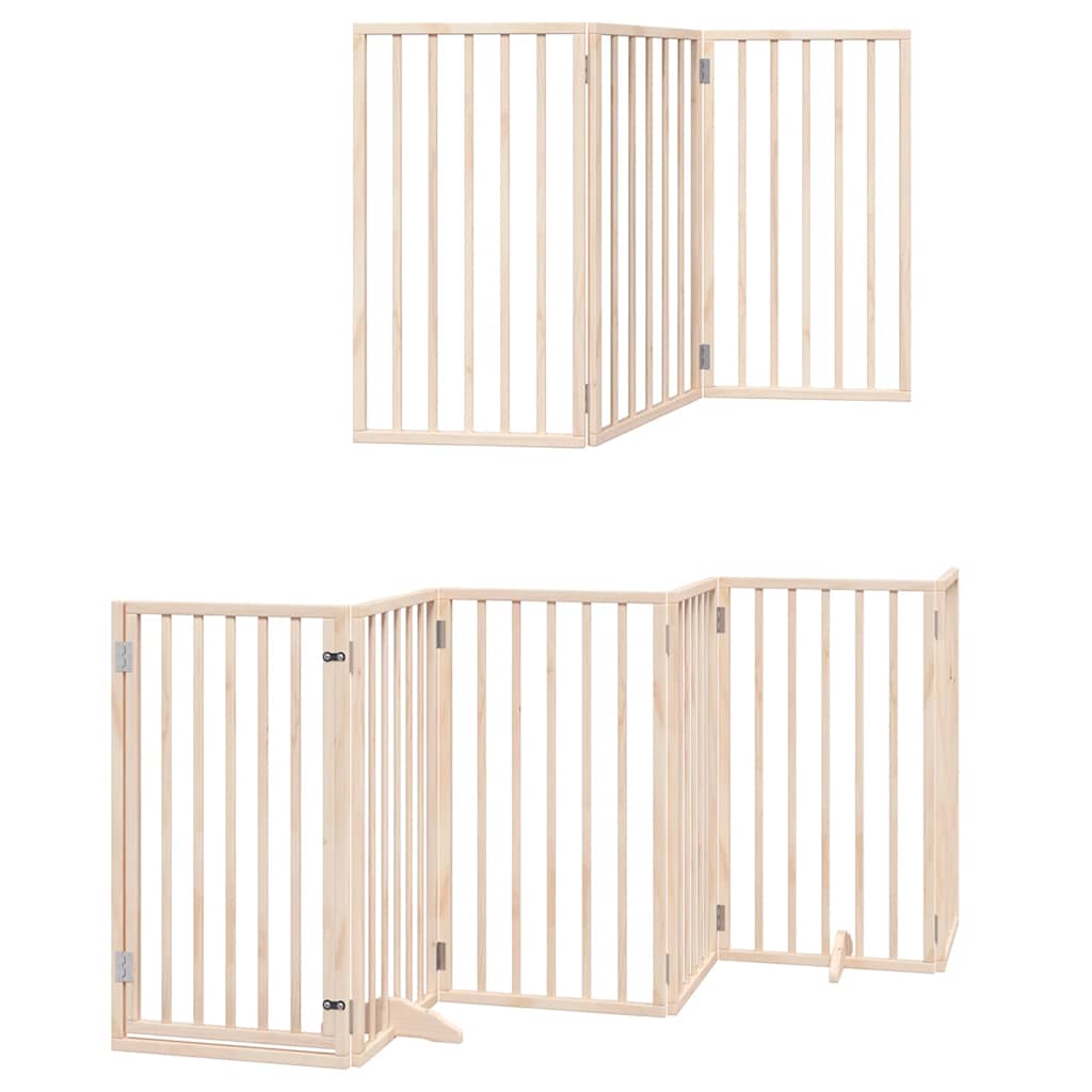Hundeport sammenleggbar 15 paneler 750 cm poppeltre