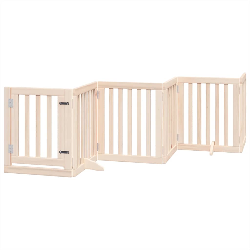 Hundeport sammenleggbar 12 paneler 600 cm poppeltre