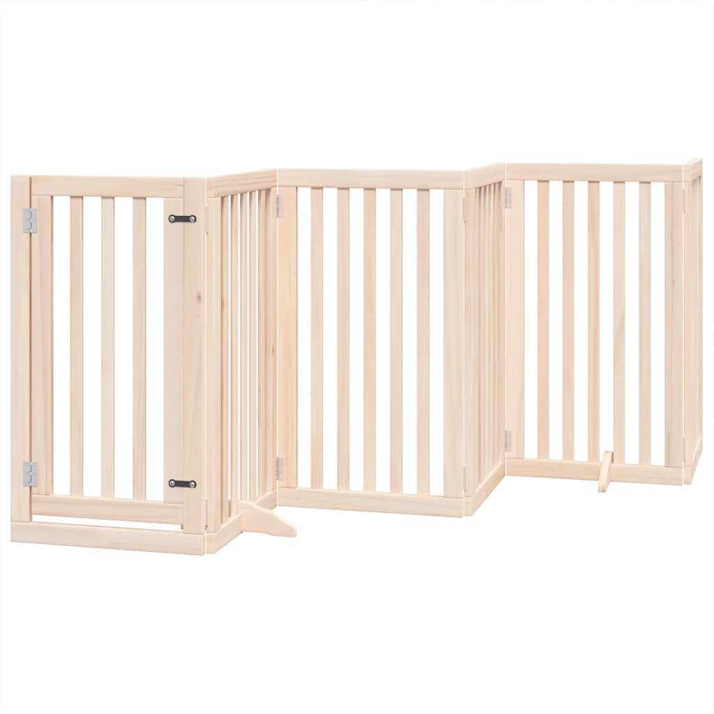 Hundeport sammenleggbar 12 paneler 300 cm poppeltre