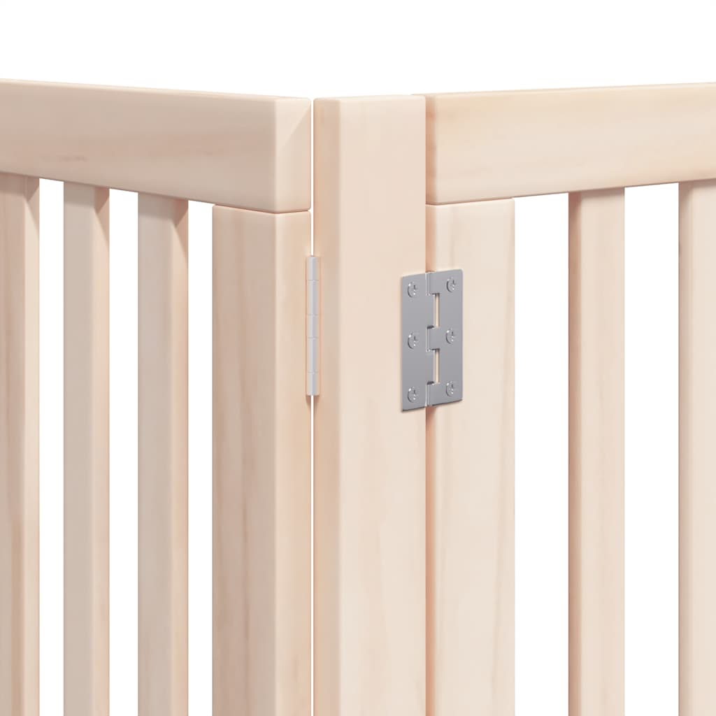 Hundeport sammenleggbar 15 paneler 750 cm poppeltre vidaXL