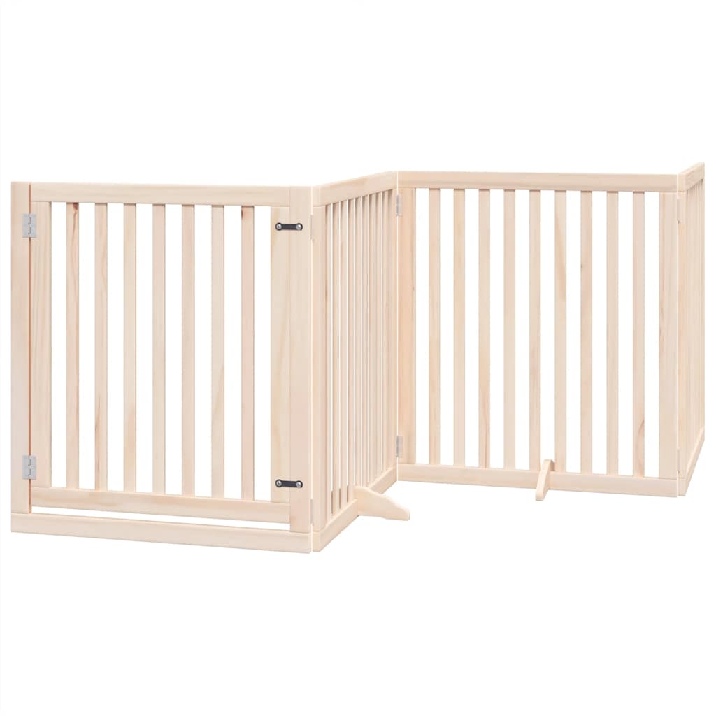 Hundeport sammenleggbar 6 paneler 480 cm poppeltre