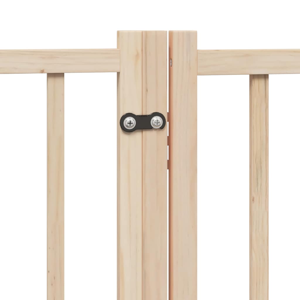 Hundeport sammenleggbar 12 paneler 300 cm poppeltre vidaXL