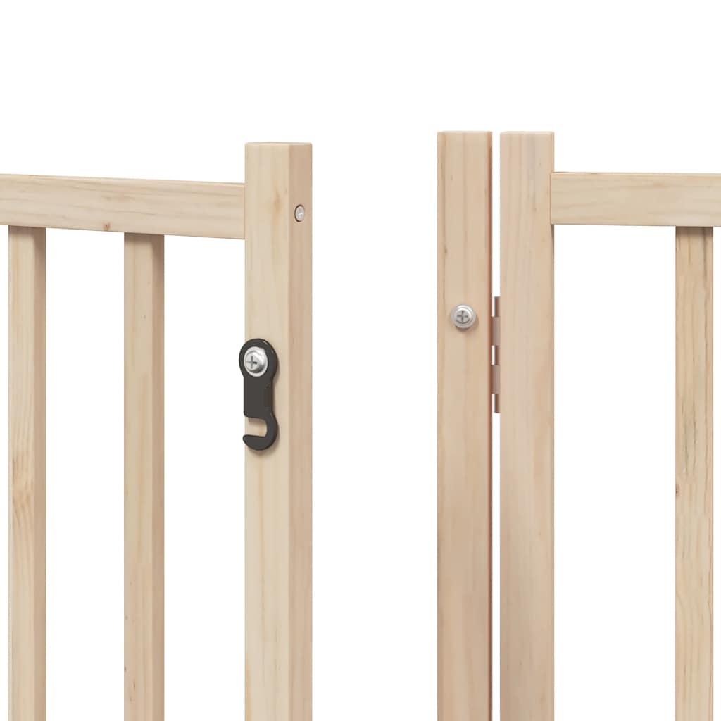 Hundeport sammenleggbar 15 paneler 750 cm poppeltre vidaXL